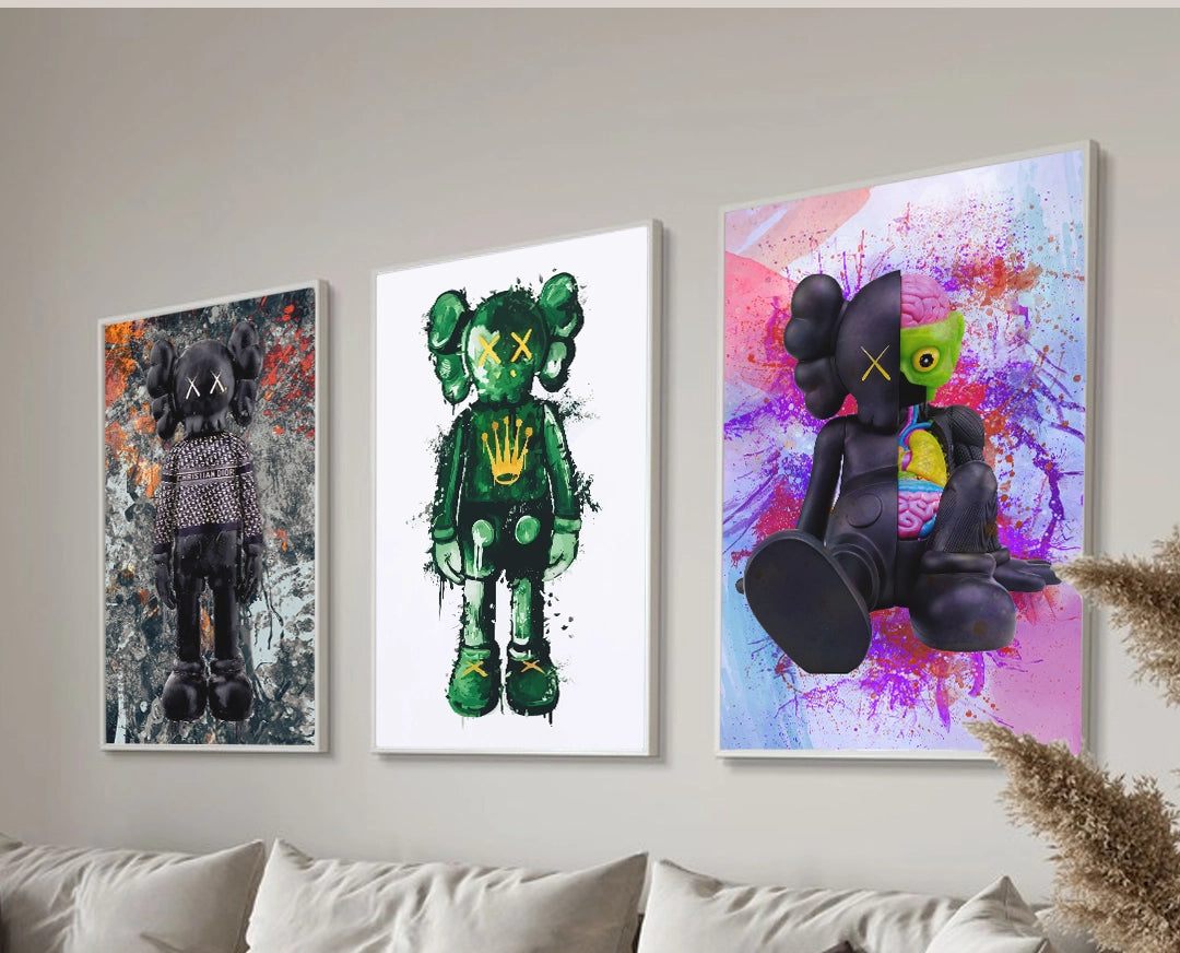 Plakat - Kaws kollektion