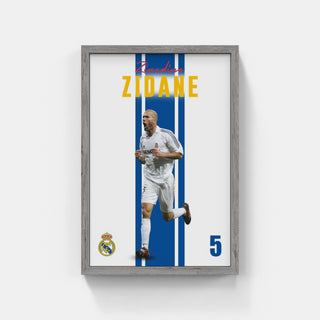 Plakat - Zinedine Zidane - admen.dk