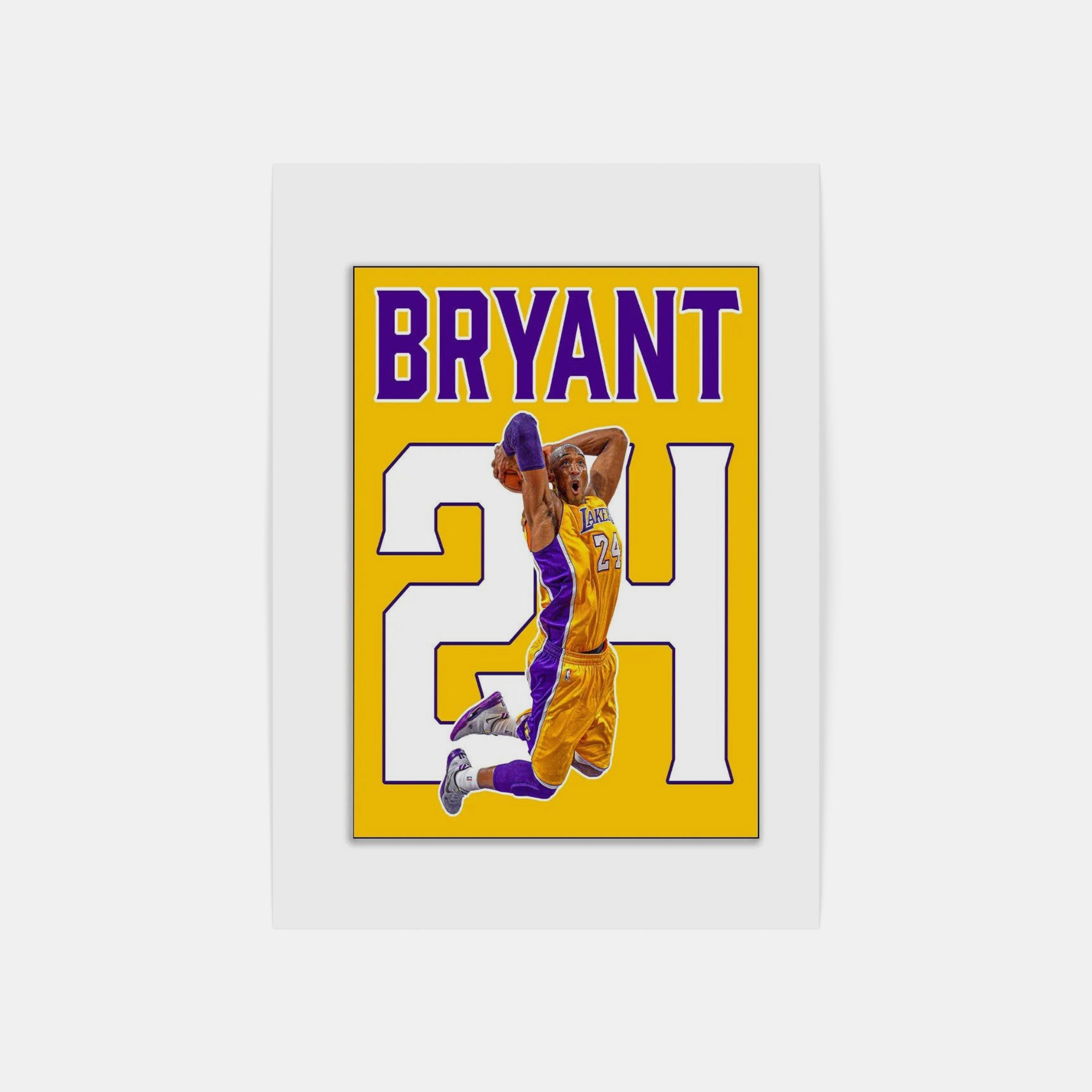 Plakat - Kobe Bryant 24 - admen.dk