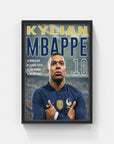 Plakat - Kylian Mbappe style - admen.dk