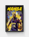 Plakat - Kobe Bryant mamba aktion - admen.dk