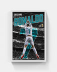 Plakat - Ronaldo og Real Madrid kunst - admen.dk