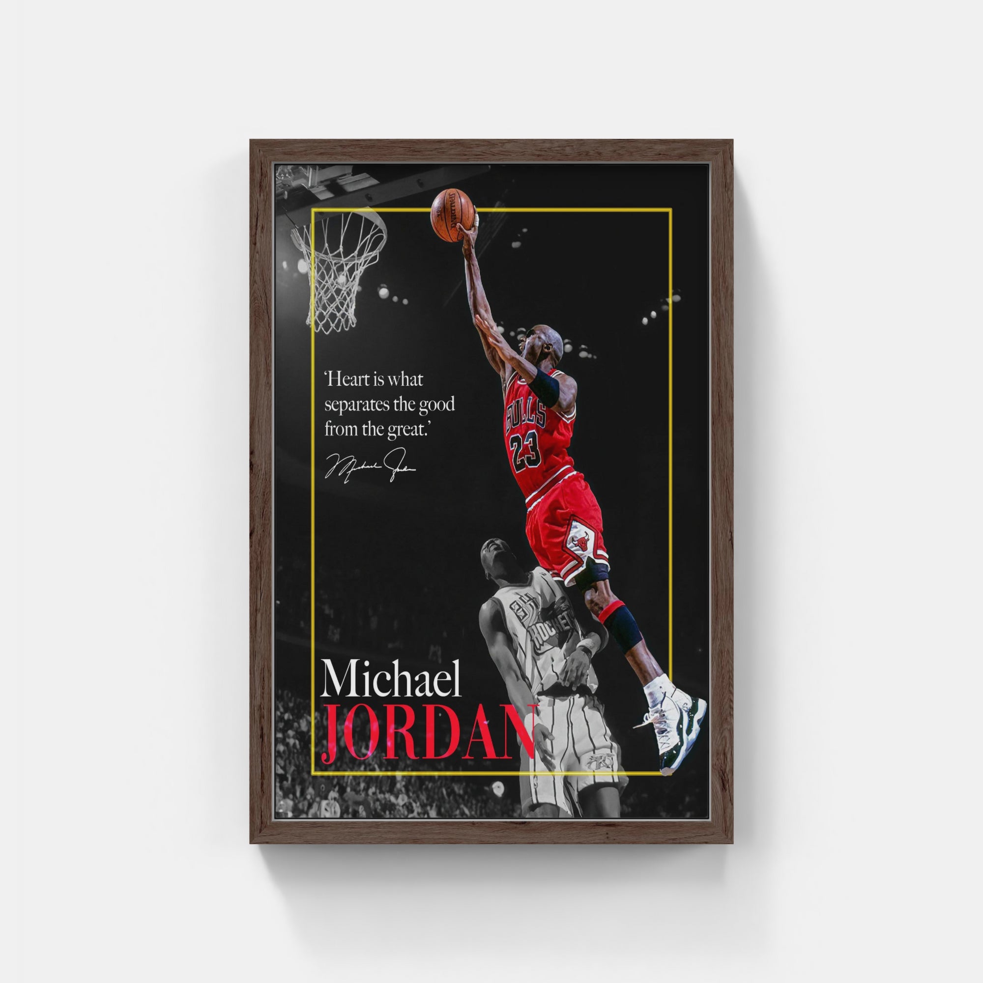 Plakat - Michael Jordan i aktion - admen.dk