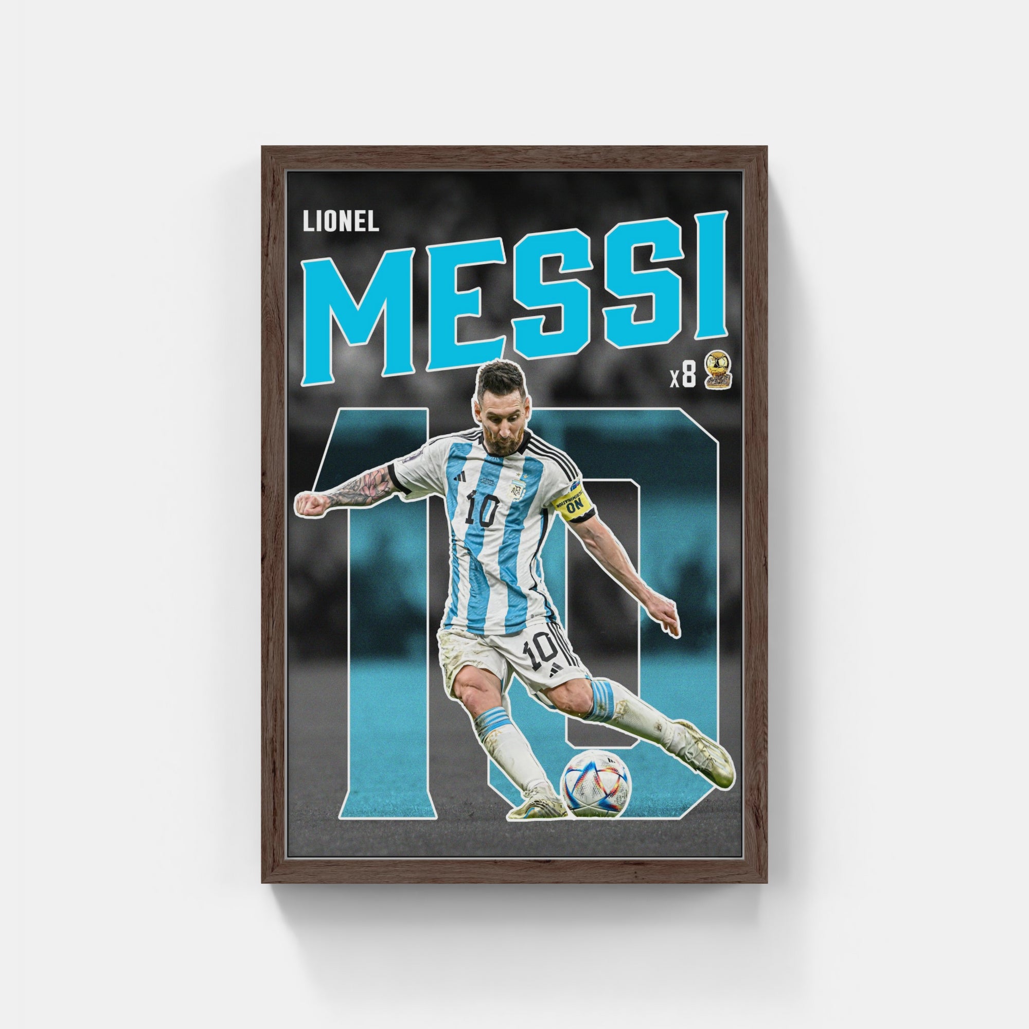 Plakat - Lionel Messi i sparkehumør - admen.dk