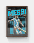 Plakat - Lionel Messi i sparkehumør - admen.dk