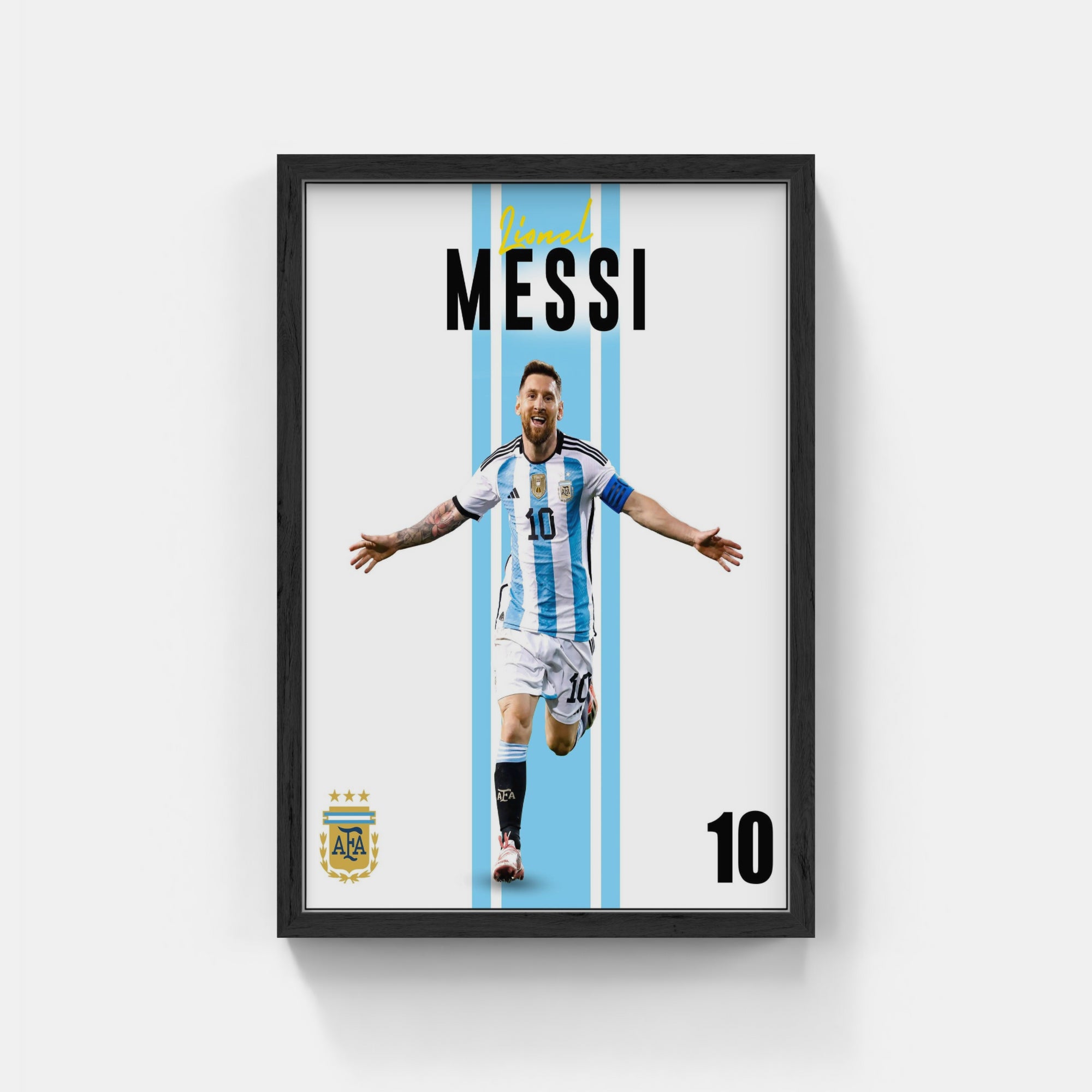 Plakat - Messi i godt humør - admen.dk