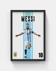 Plakat - Messi i godt humør - admen.dk