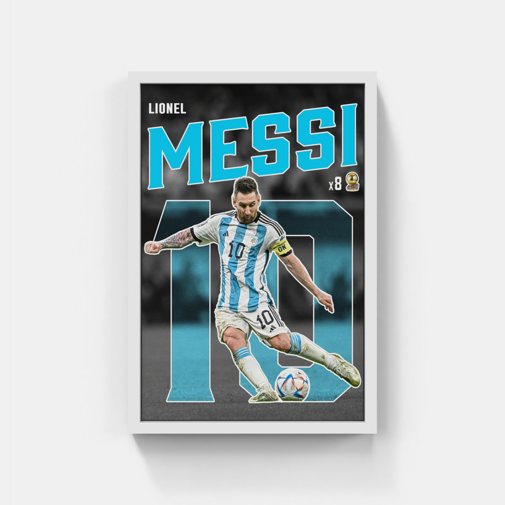 Plakat - Lionel Messi i sparkehumør - admen.dk