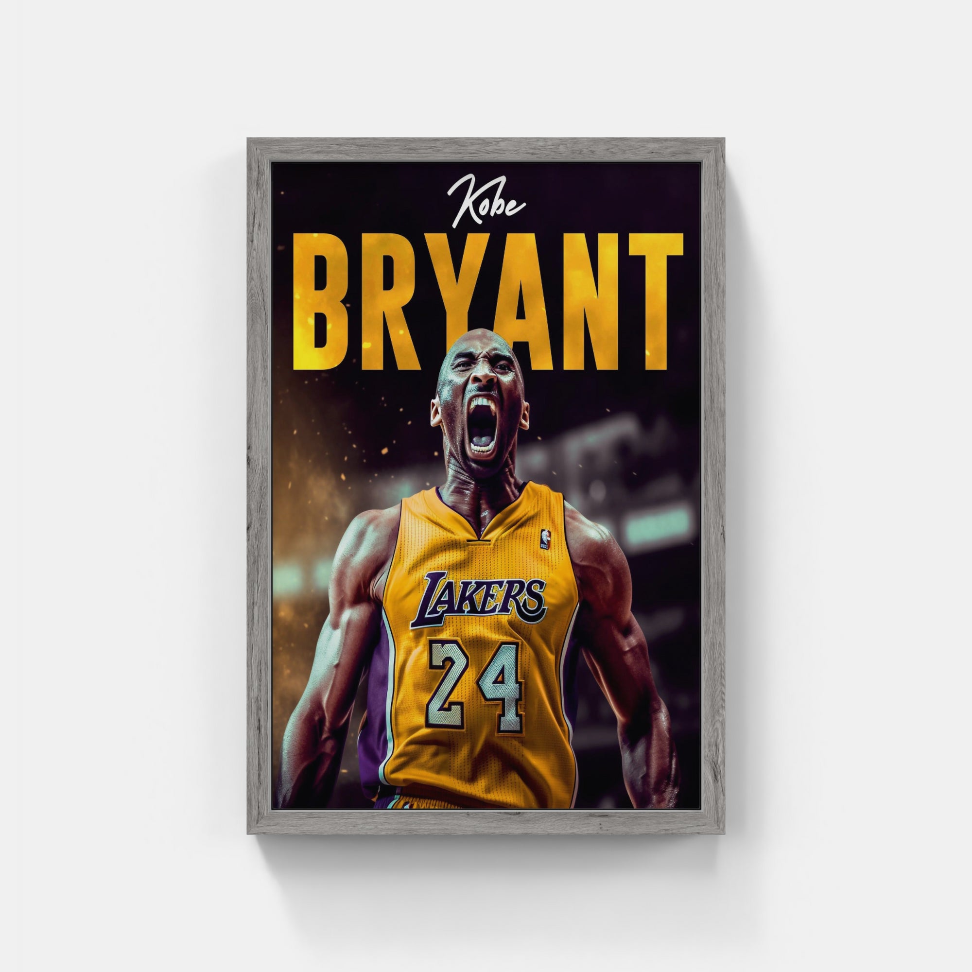 Plakat - Kobe Bryant i brøl - admen.dk