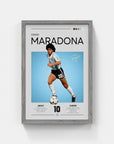 Plakat - Diego Maradona grafisk look - admen.dk