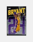 Plakat - Kobe Bryant i en flyvende fart - admen.dk