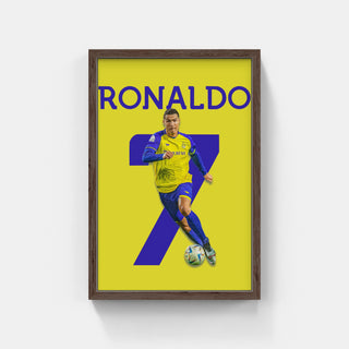 Plakat - Cristiano Ronaldo i løb - admen.dk