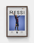 Plakat - Messi i Barcelona look - admen.dk