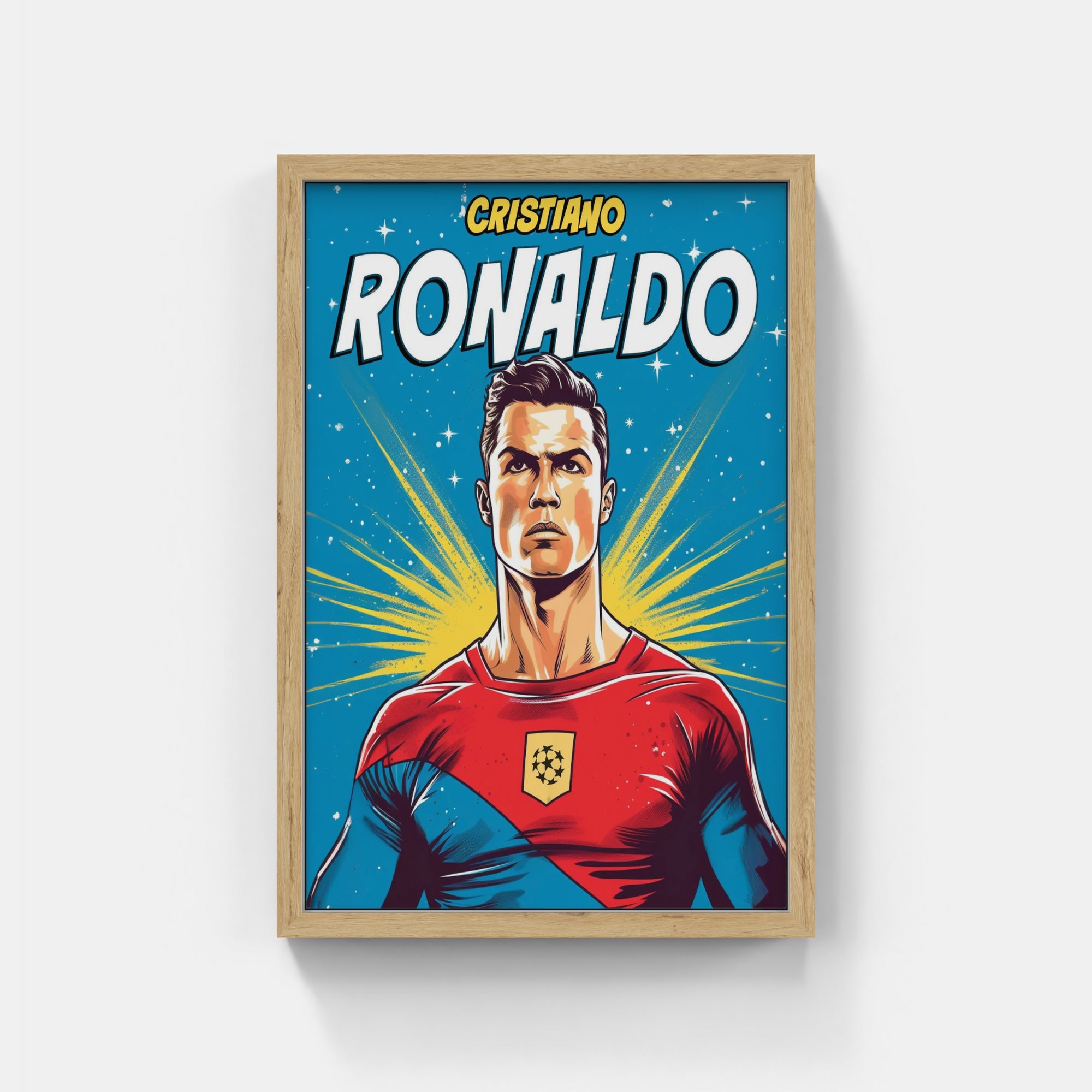 Plakat - Ronaldo superhelt - admen.dk