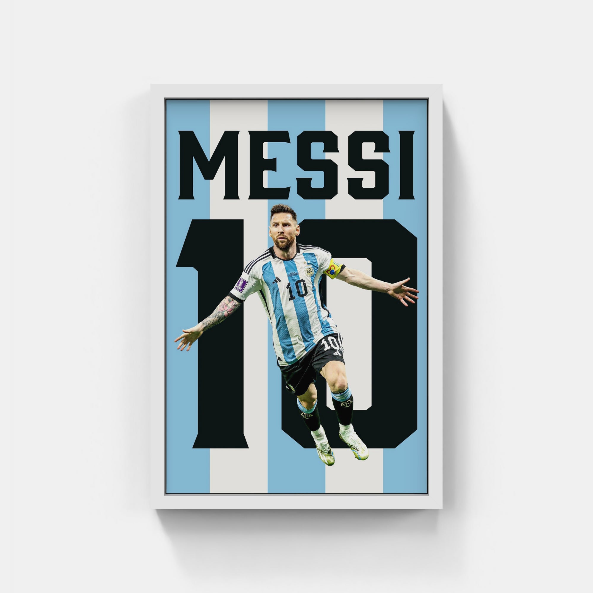 Plakat - Leo Messi 10 - admen.dk