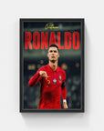 Plakat - Cristiano Ronaldo kunst - admen.dk