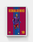 Plakat - Ronaldinho - admen.dk