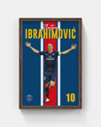 Plakat - Zlatan Ibrahimović - admen.dk