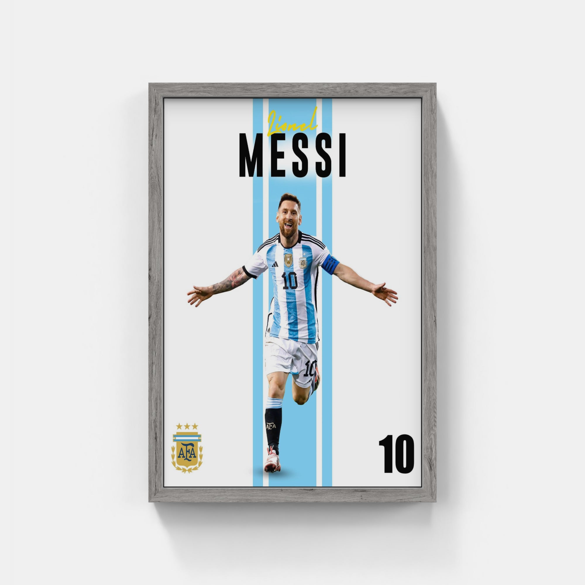 Plakat - Messi i godt humør - admen.dk