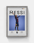 Plakat - Messi i Barcelona look - admen.dk