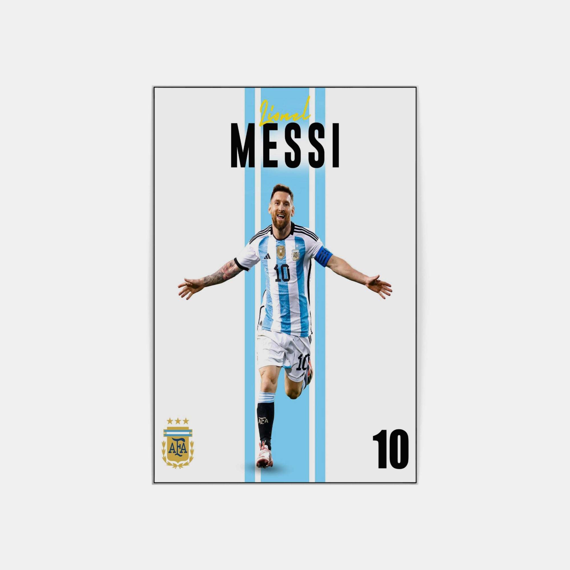 Plakat - Messi i godt humør - admen.dk