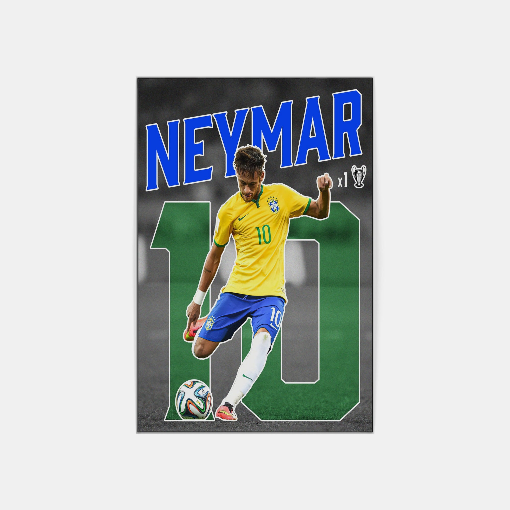 Plakat - Neymar Jr. sparkeklar - admen.dk