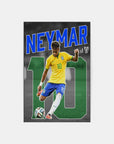 Plakat - Neymar Jr. sparkeklar - admen.dk