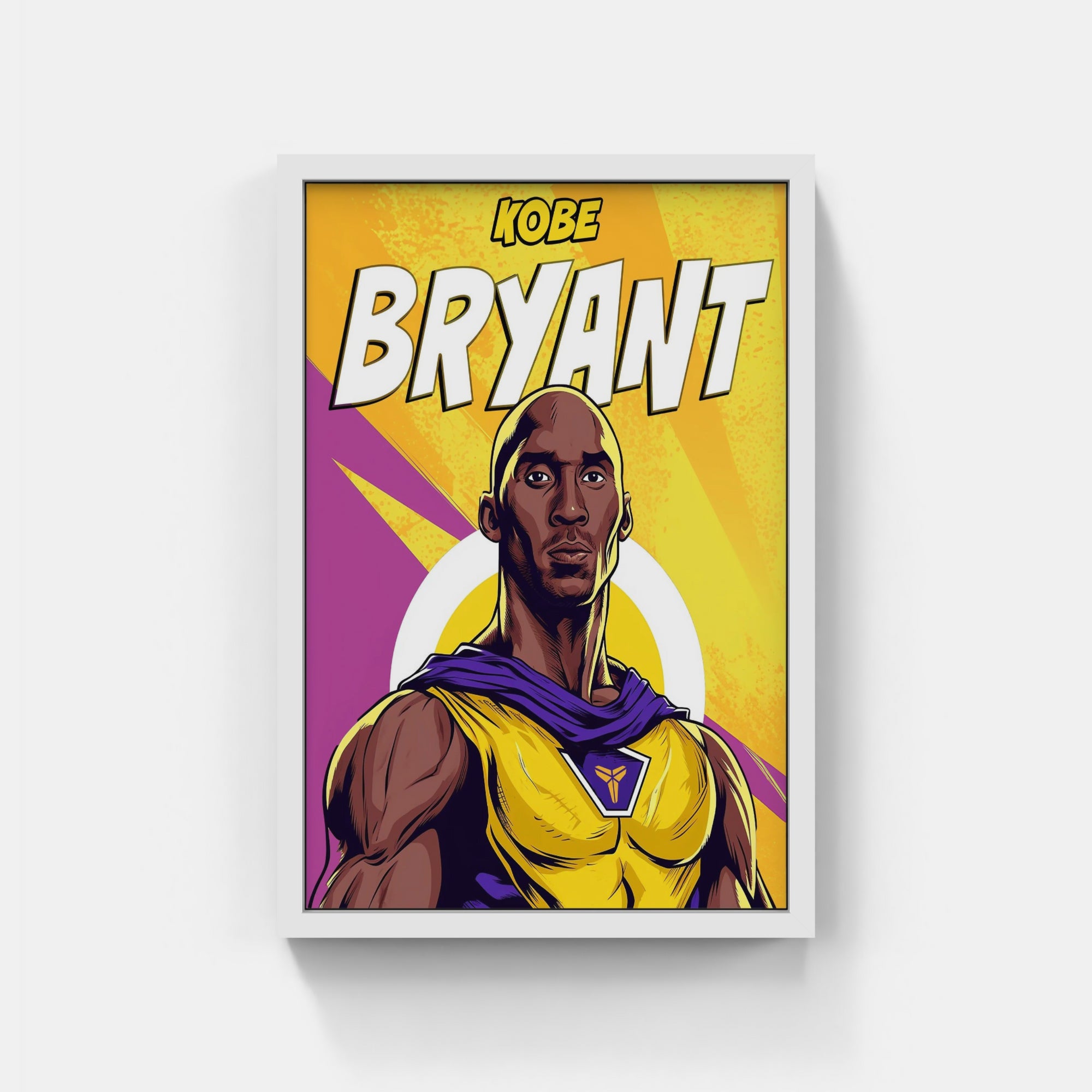 Plakat - Kobe Bryant superhelt - admen.dk