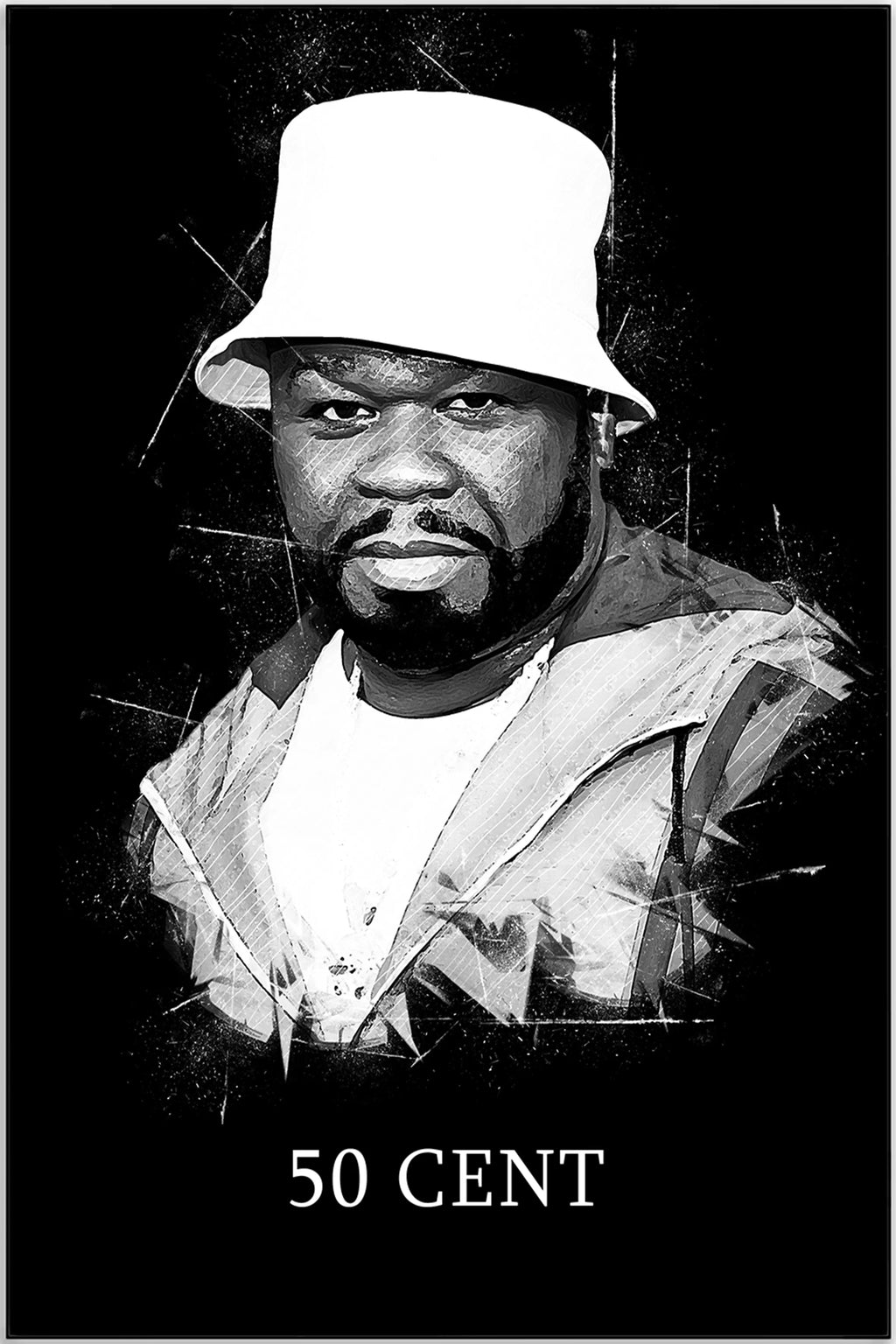 Plakat - 50 Cent kunst | Admen.dk