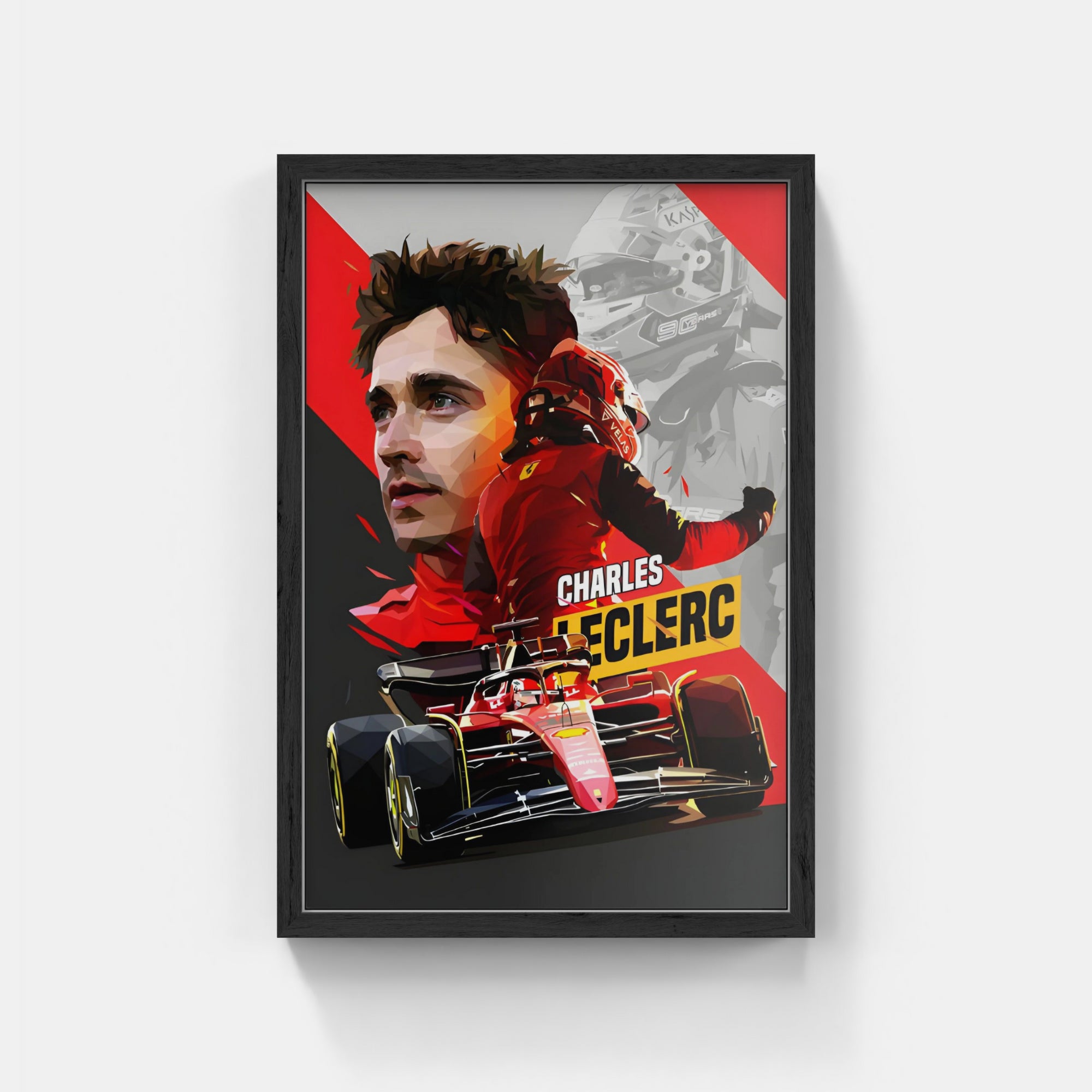 Plakat - Charles Leclerc style - admen.dk