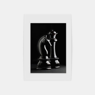 Plakat - Lets play chess kunst - admen.dk