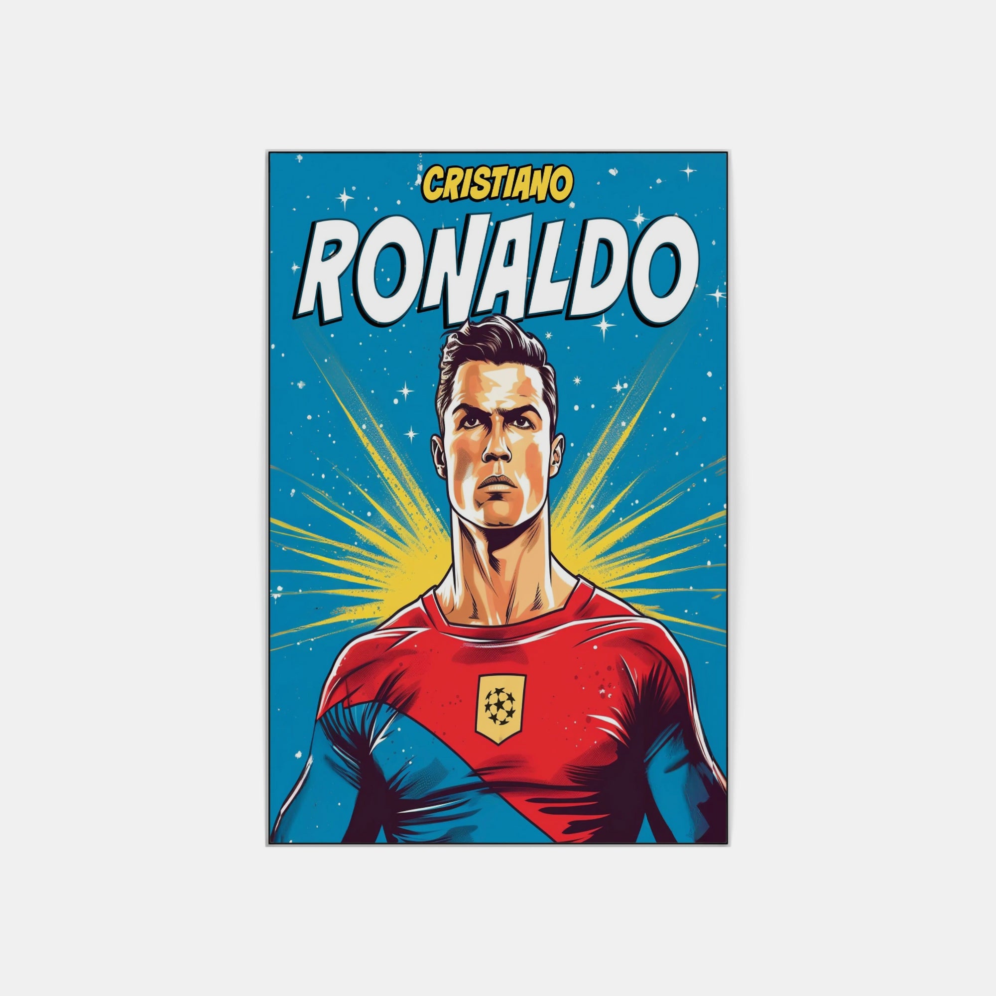 Plakat - Ronaldo superhelt - admen.dk