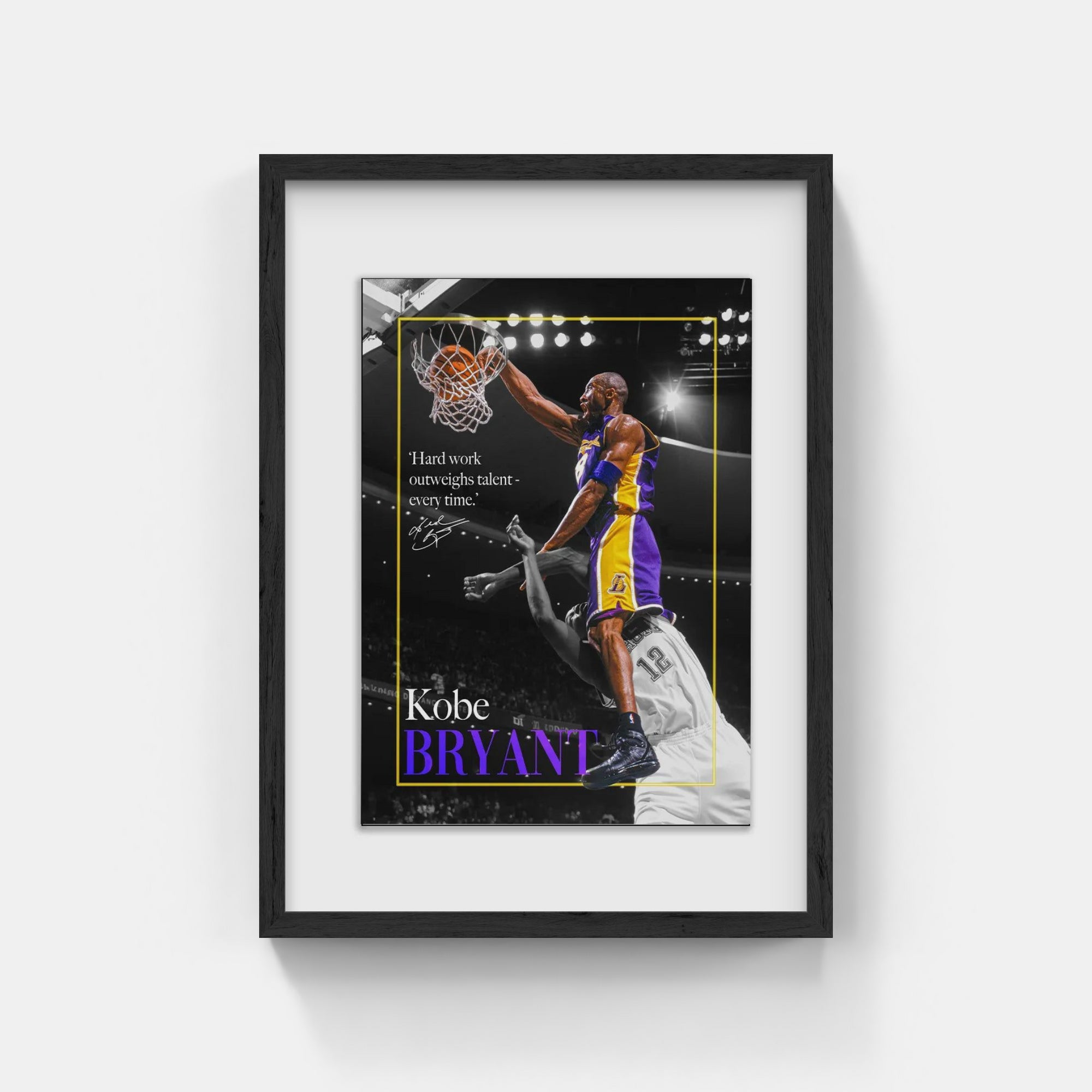 Plakat - Kobe Bryant i aktion - admen.dk