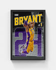 Plakat - Kobe Bryant i en flyvende fart - admen.dk