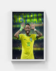 Plakat - Neymar i godt humør - admen.dk