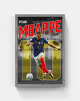 Plakat - Kylian Mbappe i fart - admen.dk