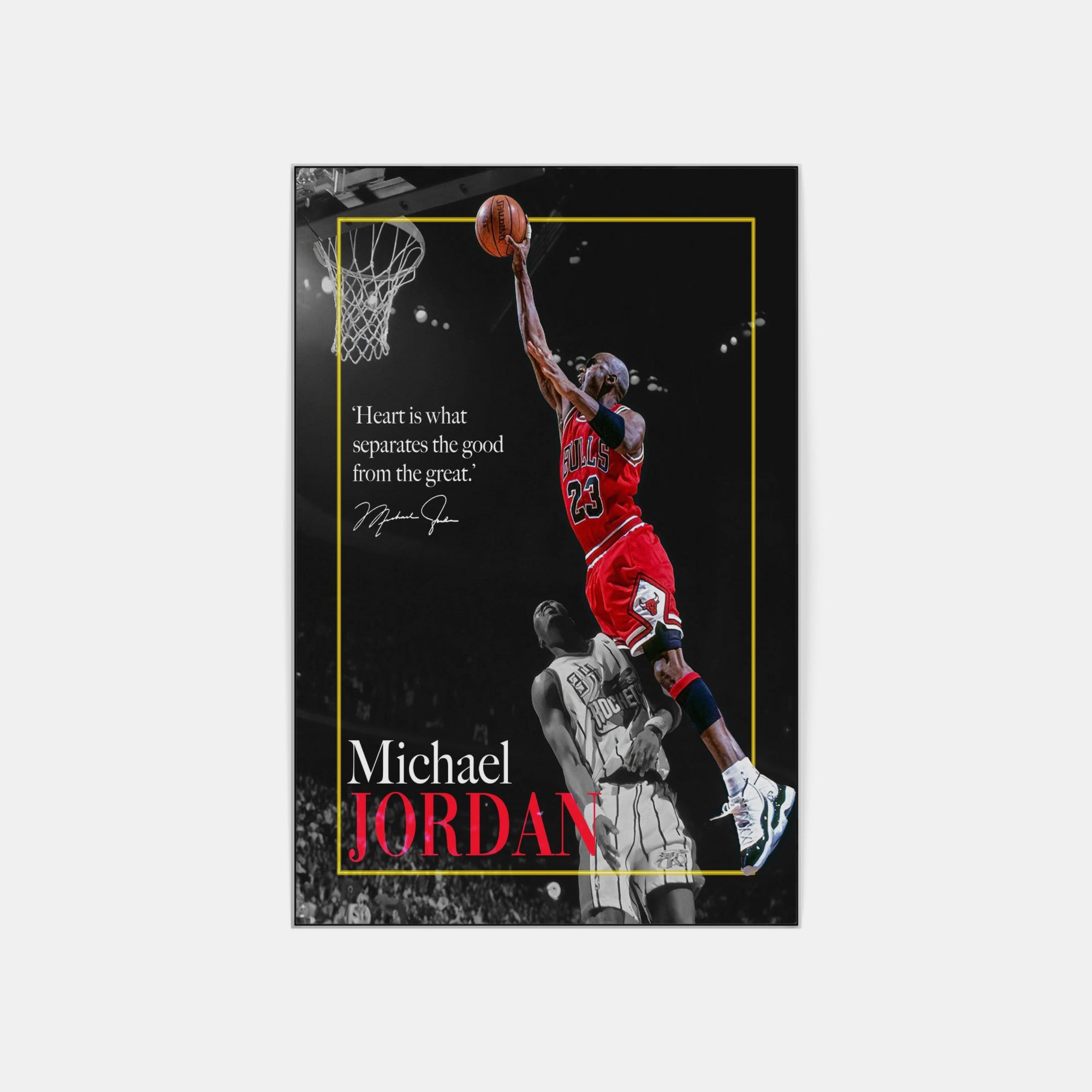 Plakat - Michael Jordan i aktion - admen.dk