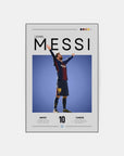 Plakat - Messi i Barcelona look - admen.dk