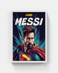 Plakat - Messi superhelt - admen.dk