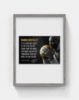 Plakat - Kobe Bryant Mamba mentality citat - admen.dk