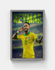 Plakat - Neymar Jr. efter sejr - admen.dk