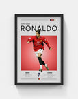 Plakat - Ronaldo Manchester look - admen.dk