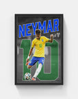 Plakat - Neymar Jr. sparkeklar - admen.dk