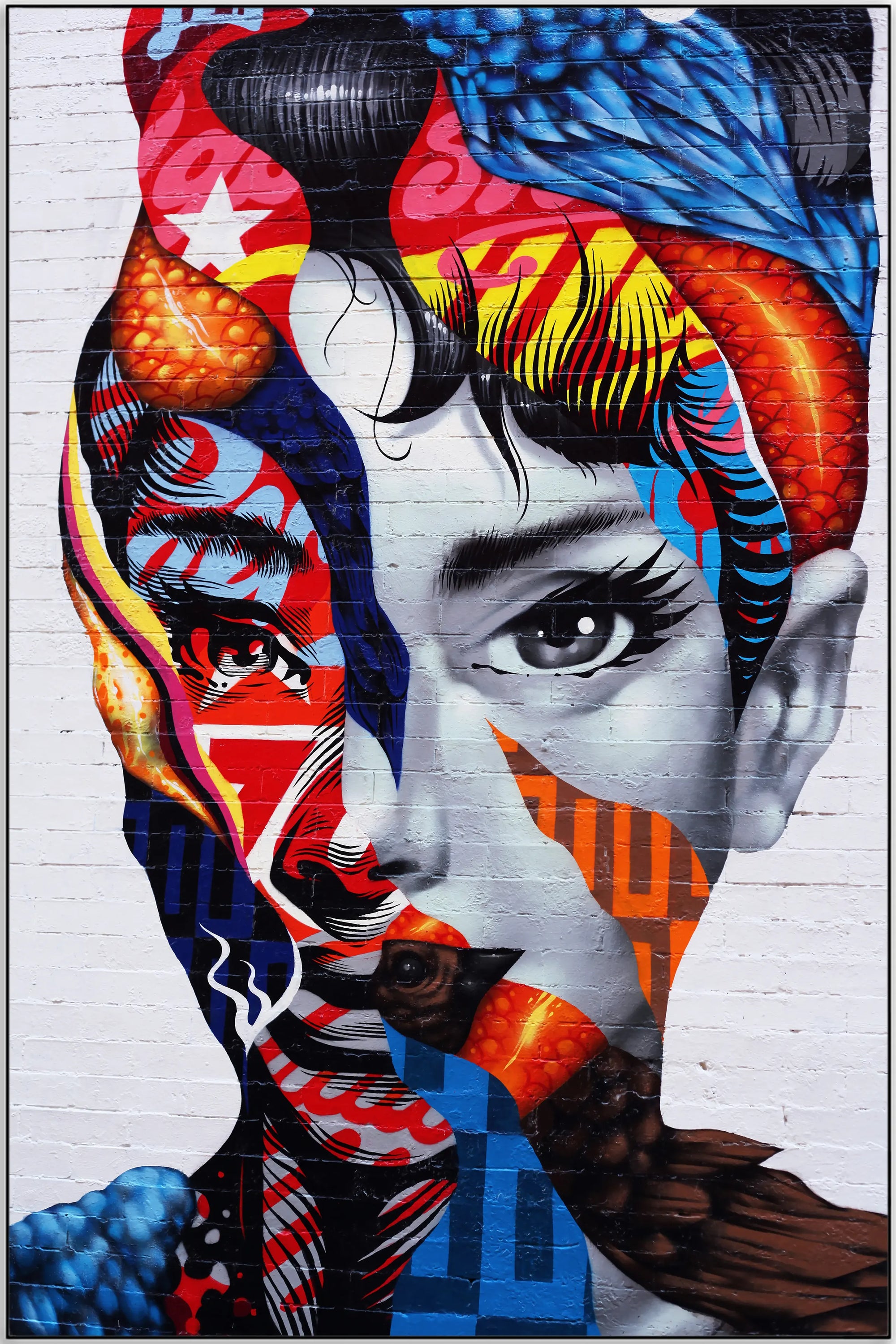 Plakat - Audrey of Mulberry street art - admen.dk