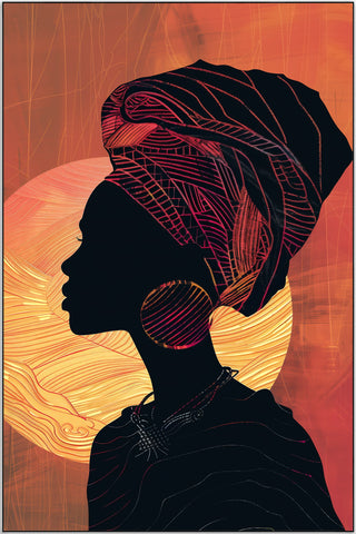 Poster - African woman portrait