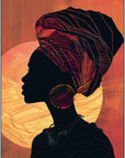 Plakat - Afrikansk kvinde grace kunst