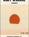 Plakat - Andy Warhol sunset - admen.dk