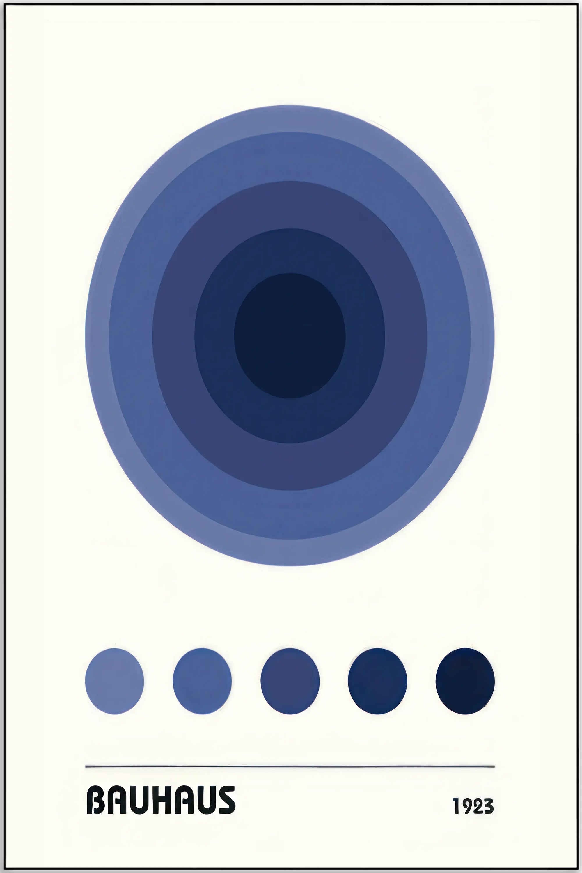 Plakat - Bauhaus circle kunst - admen.dk