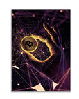 Plakat - Bitcoin shining kunst - admen.dk