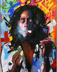 Plakat - Bob Marley grafisk look - admen.dk